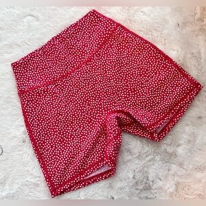 BuffBunny Red Polka Dot Bike Shorts